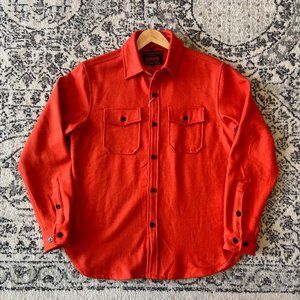 Schott Men's CPO Wool Shirt Orange Size M (New with tags)